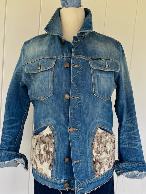 Western themed Jean Jacket.