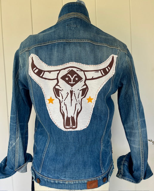 Western themed Jean Jacket.